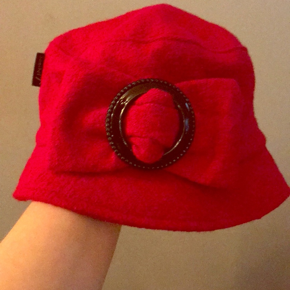 Red Wool Warm Women’s Hat Sanibel Brand